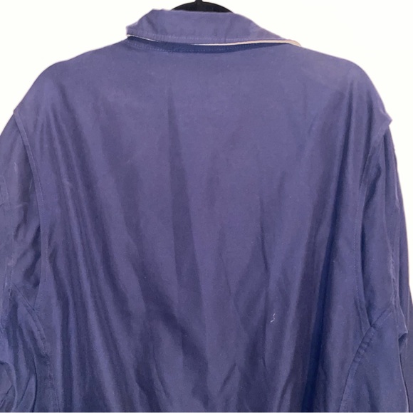 Vintage Polo Ralph Lauren Jacket Mens XL Bi Swing Navy Blue Logo Full Zip Preppy - Picture 6 of 14